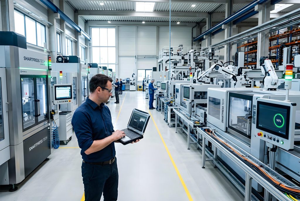 monitoraggio produzione macchine industriali in tempo reale industria 4.0